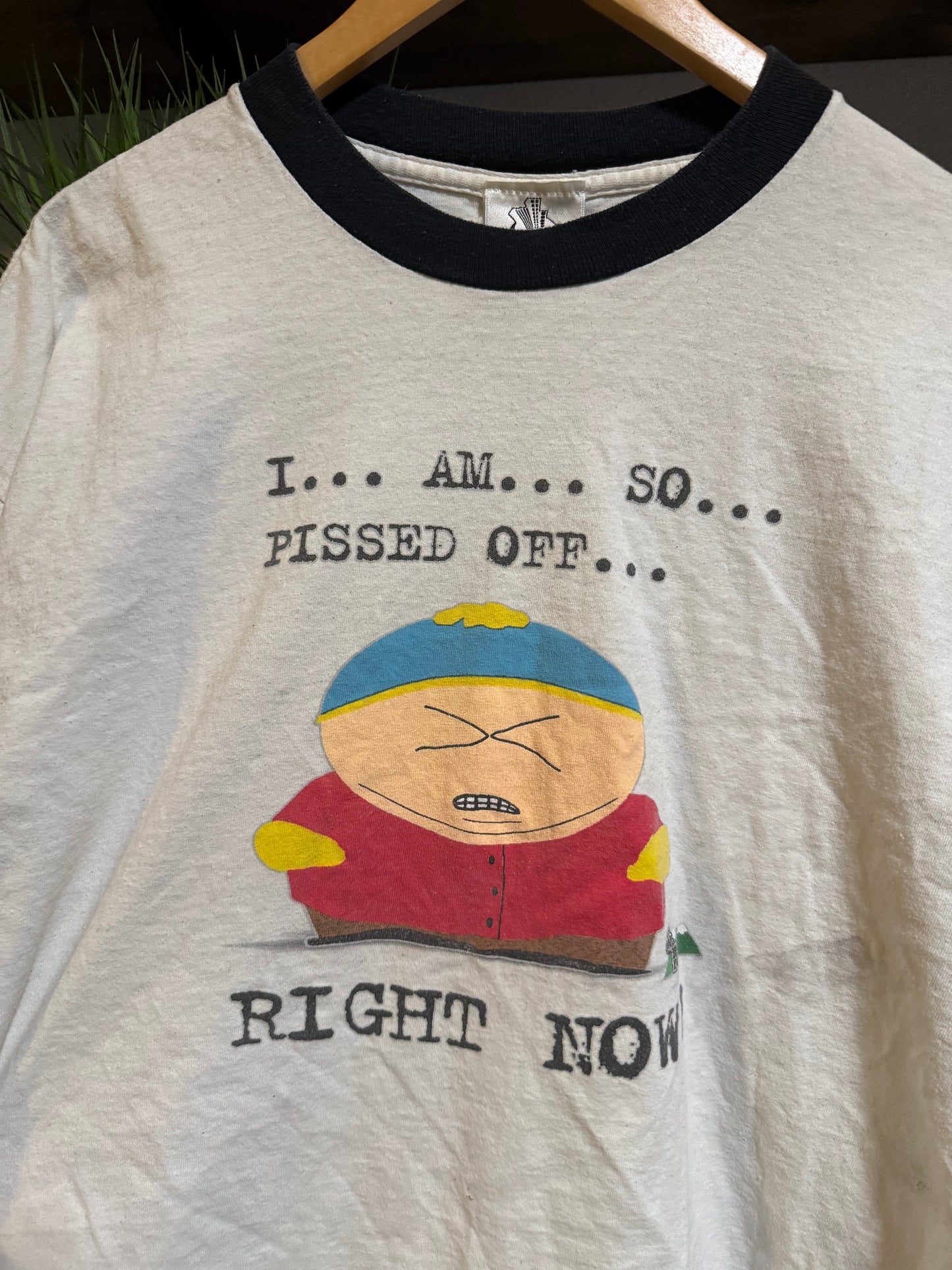 Vintage South Park Comedy Central cartman pissed off funny cartoon tee - XXL