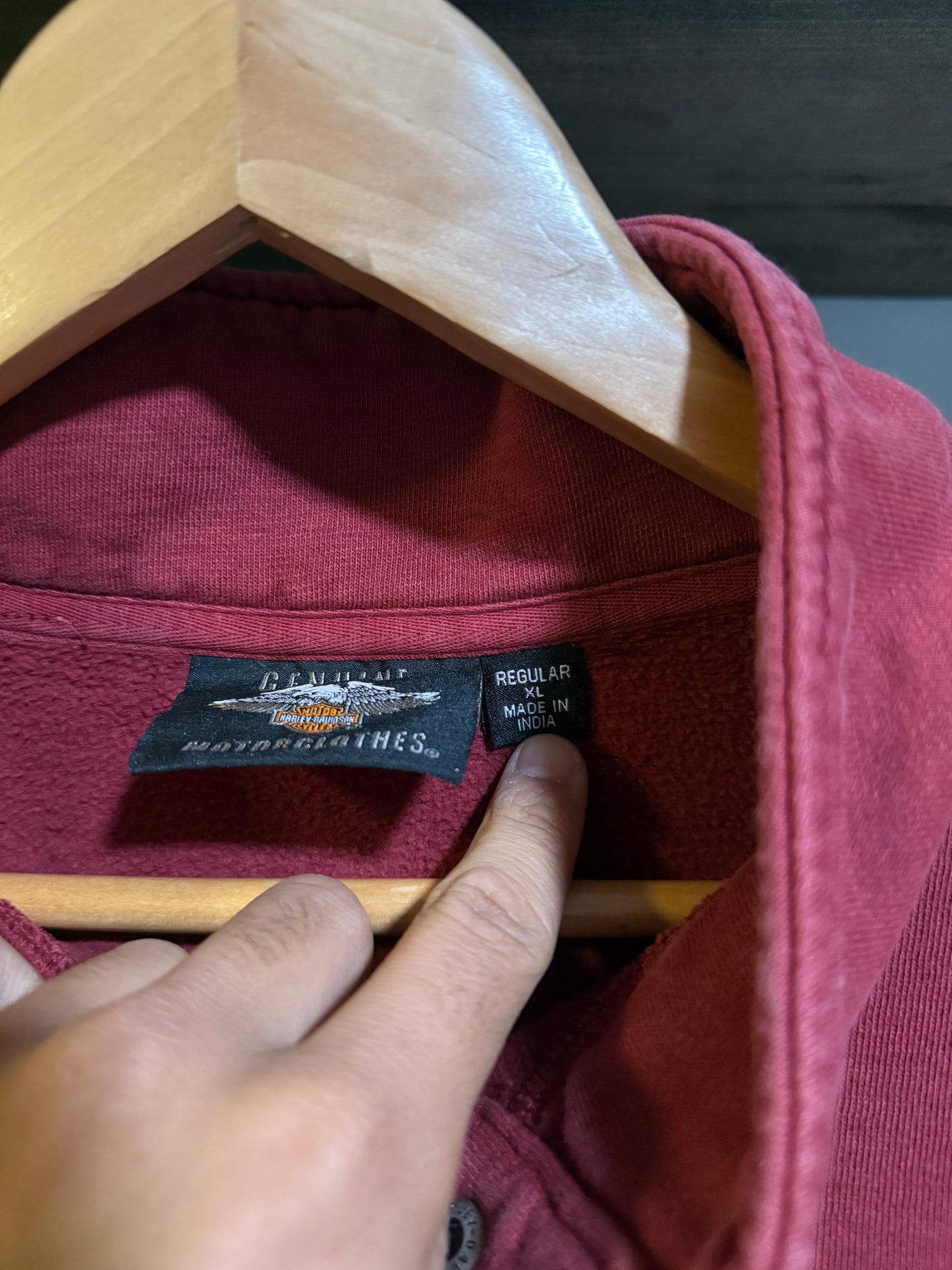 Y2K Harley Davidson Pullover Jacket - XL