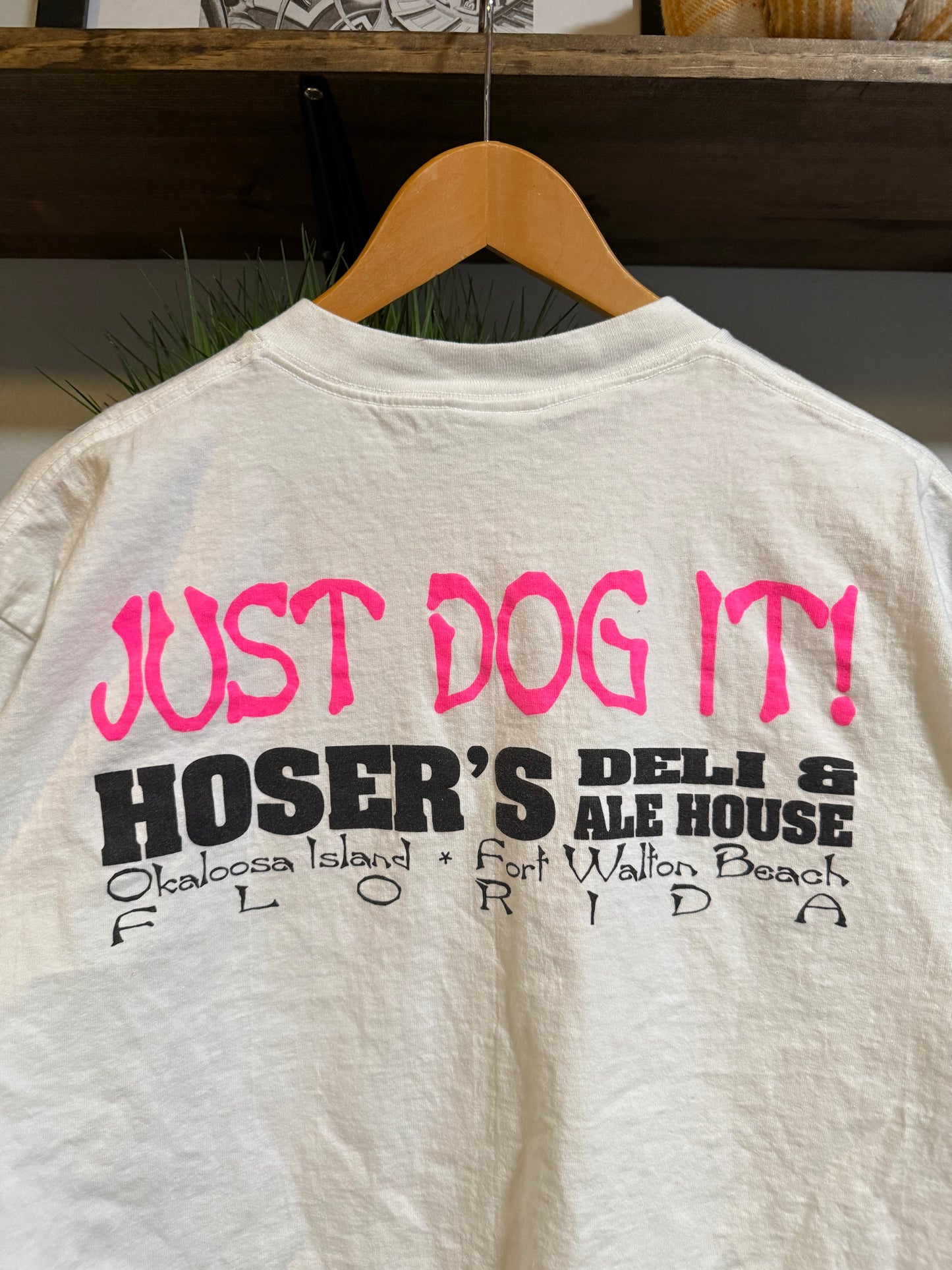 Vtg Funny Dog Cartoon tee - XL