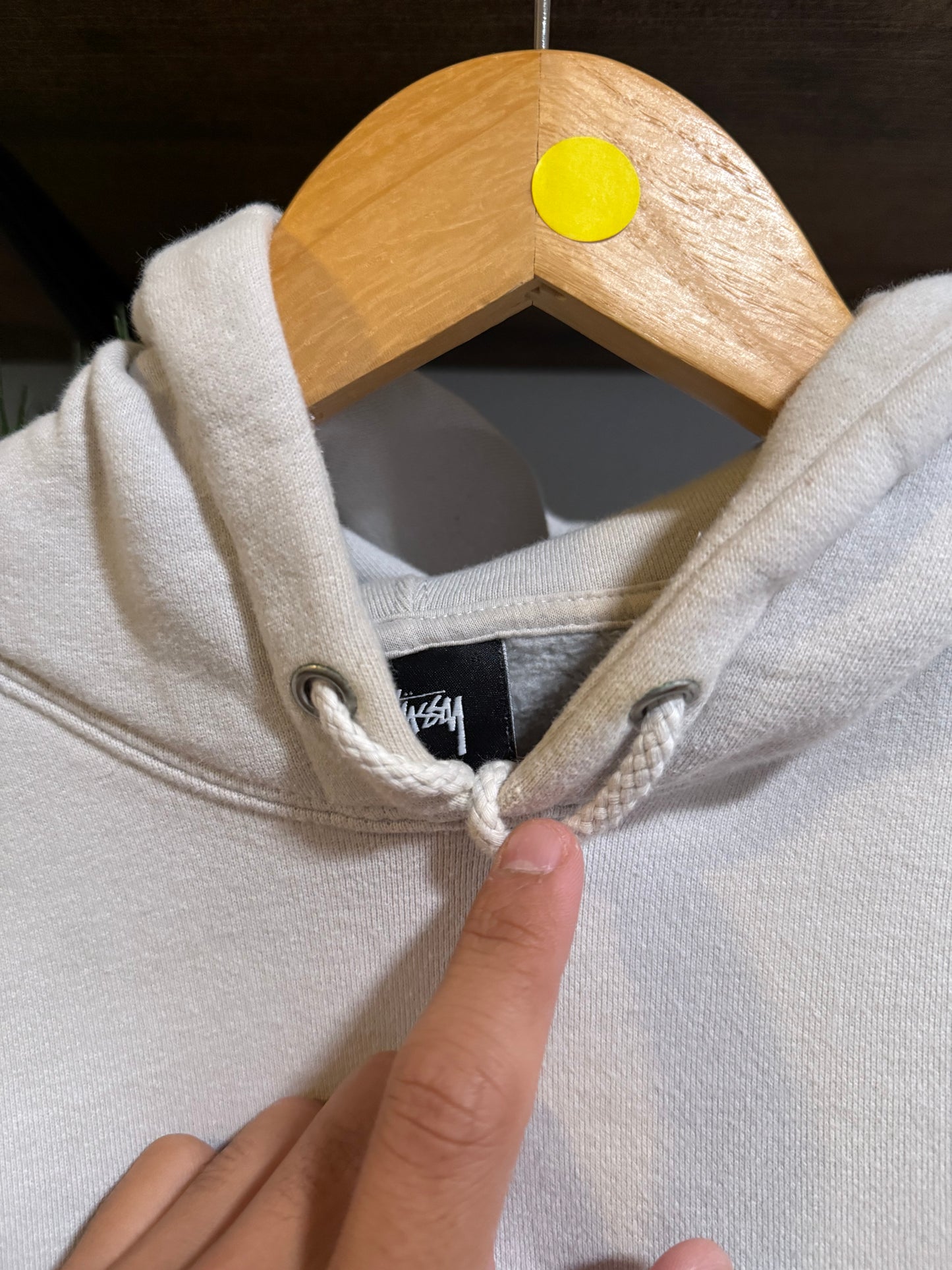 Y2K Stussy Bars Logo Hoodie - S