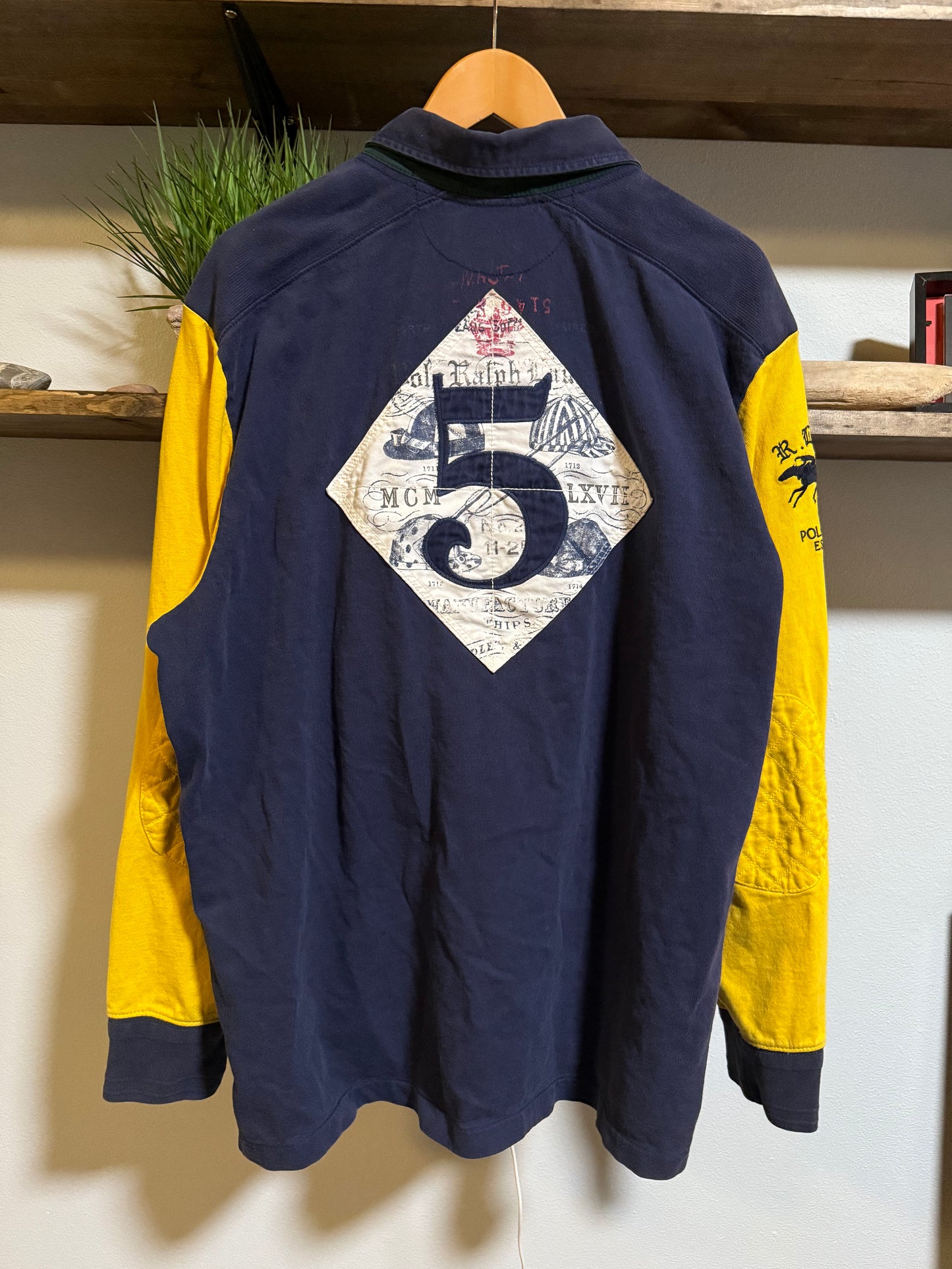 Vtg Polo Ralph Lauren Sweden Rugby - XXL