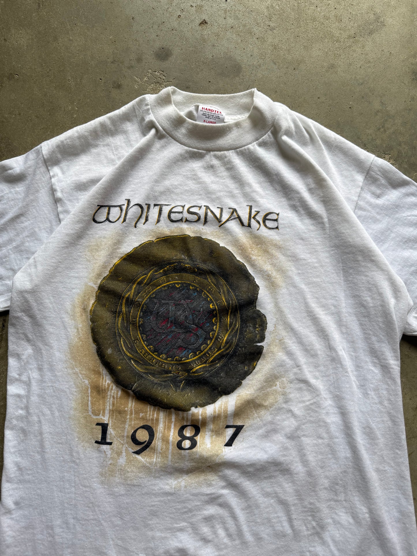 Vintage 1987 Whitesnake Band Tee - L