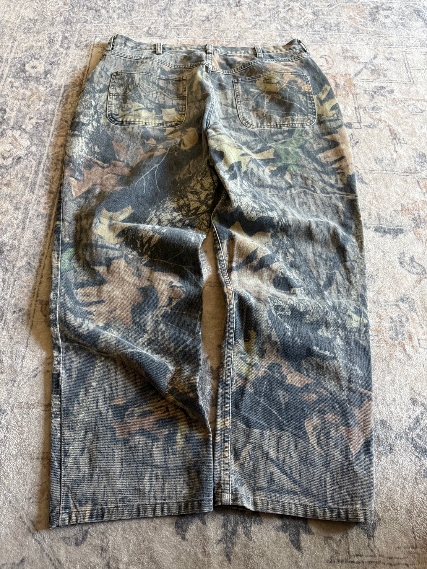 Y2K Mossy Oak Camo Baggy Pants breakup - 36x28.5