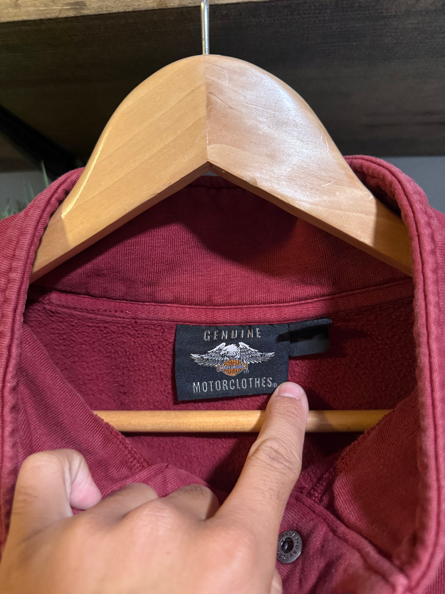 Y2K Harley Davidson Pullover Jacket - XL