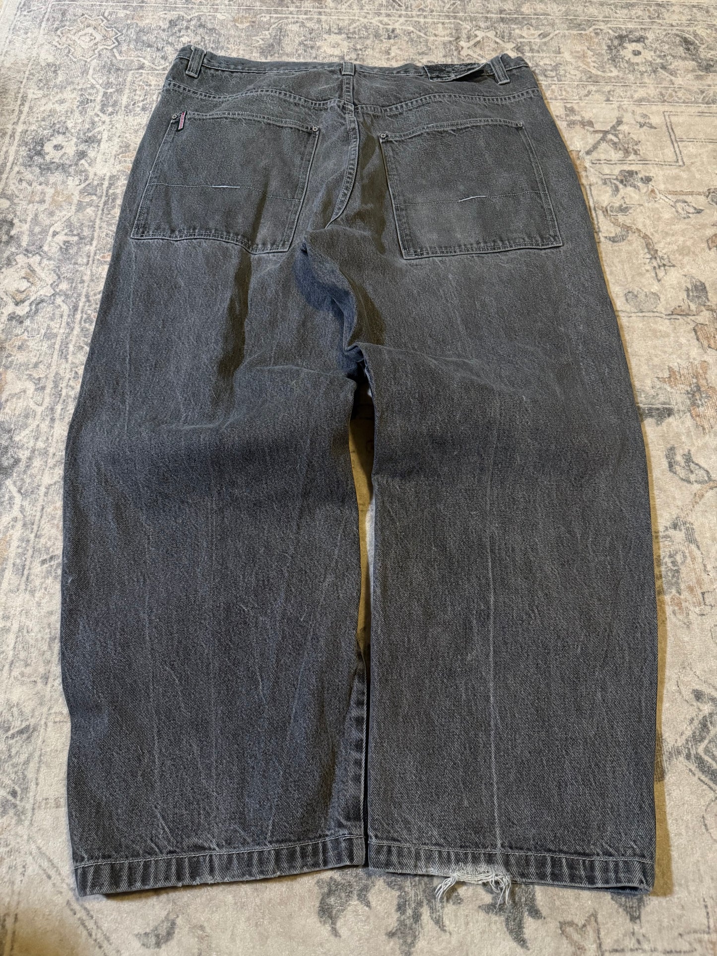 Y2K Baggy *rare* Southpole DJ Embroidered Denim Skate Jeans grunge - 42x30