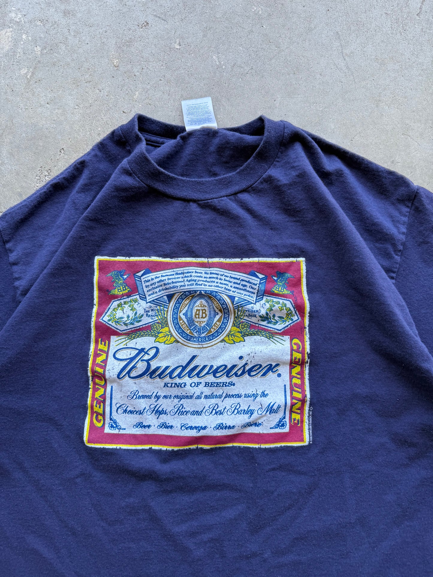 Y2K Budweiser Beer Tee - L