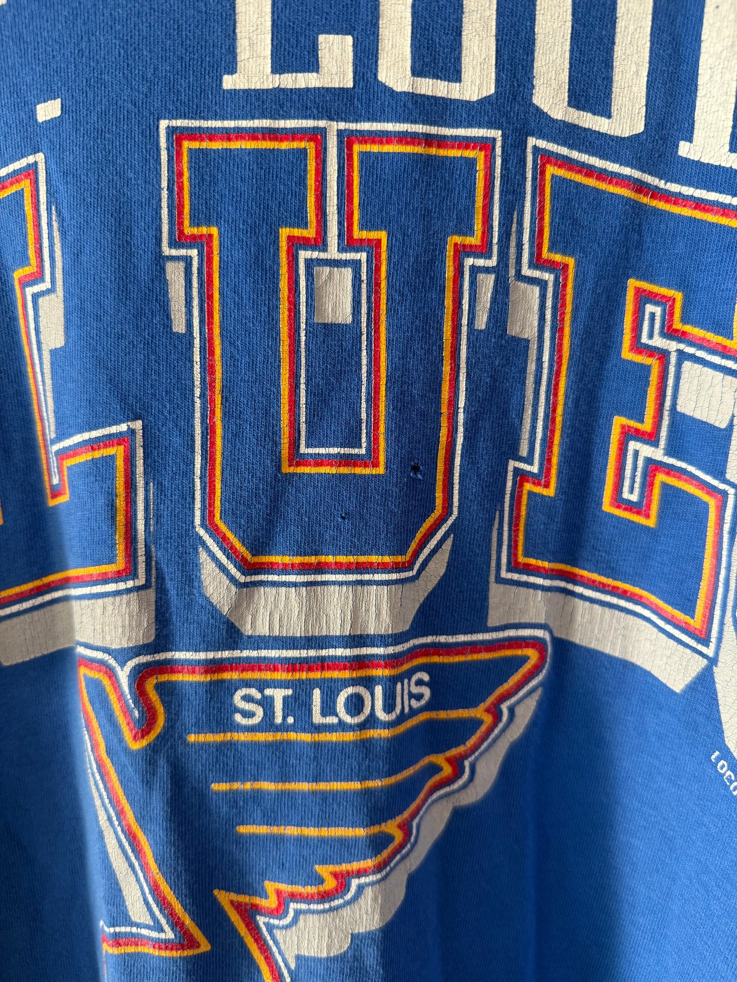 Vtg St.Louis Blues Hockey NHL Tee - XL