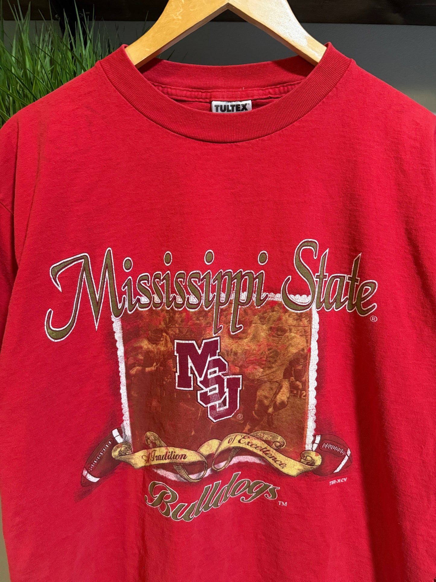 Vintage Mississippi State Bulldogs Tee - XL