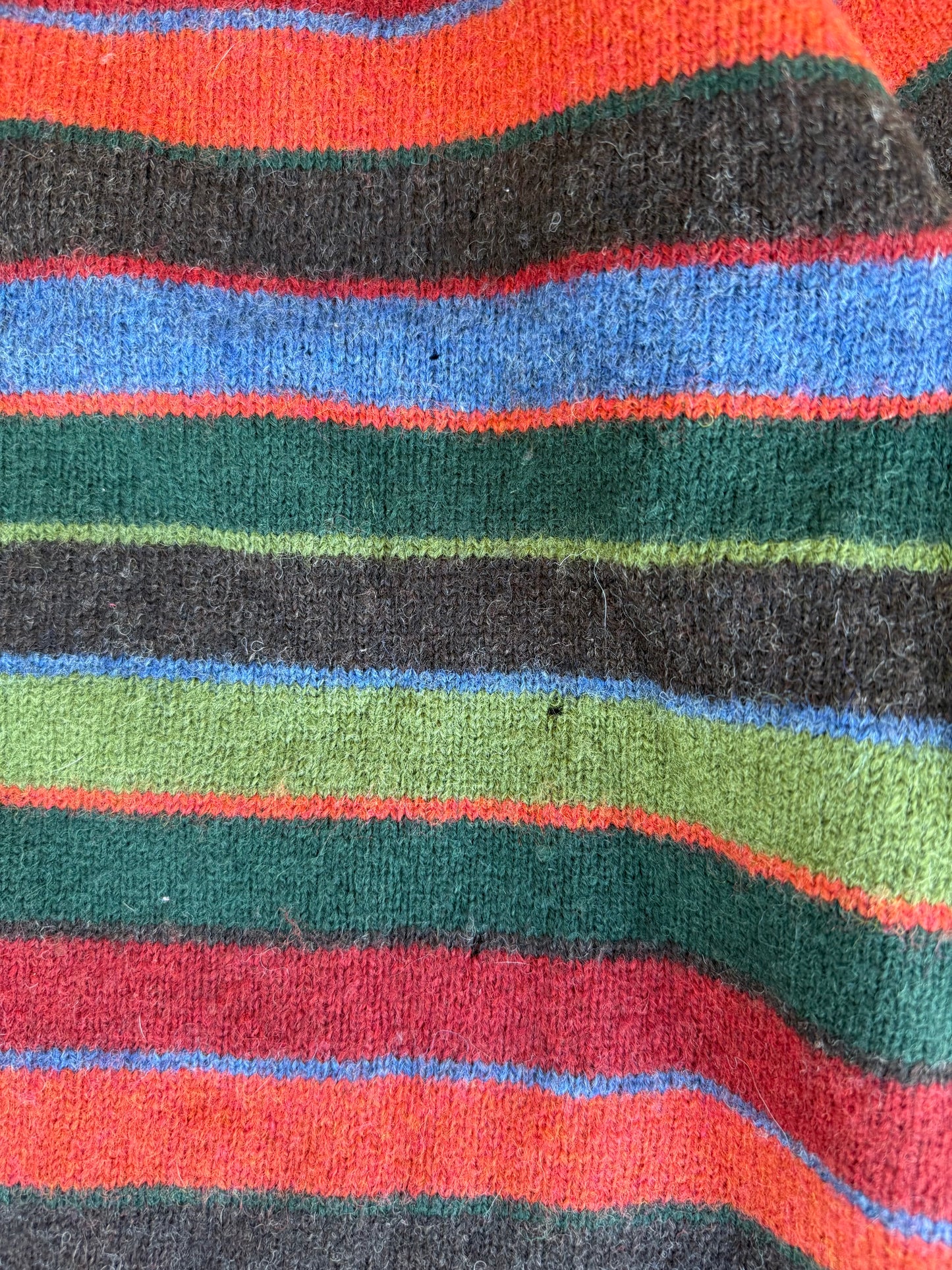 Vintage J.Crew Wool Striped Sweater - XL