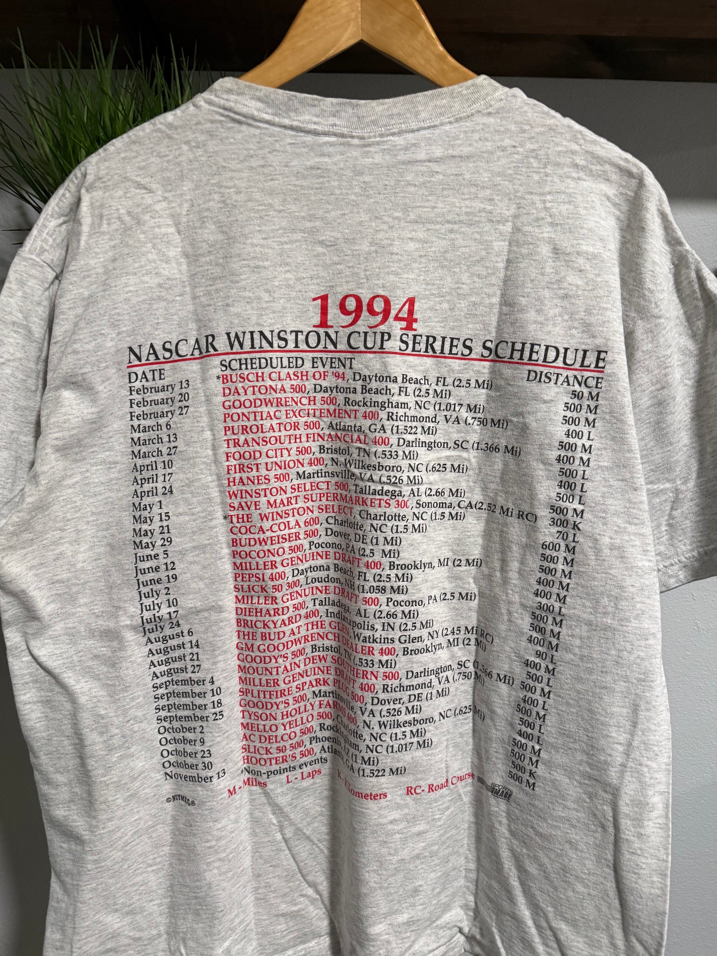 Vtg Dale Earnhardt NASCAR Nutmeg Tee - XL