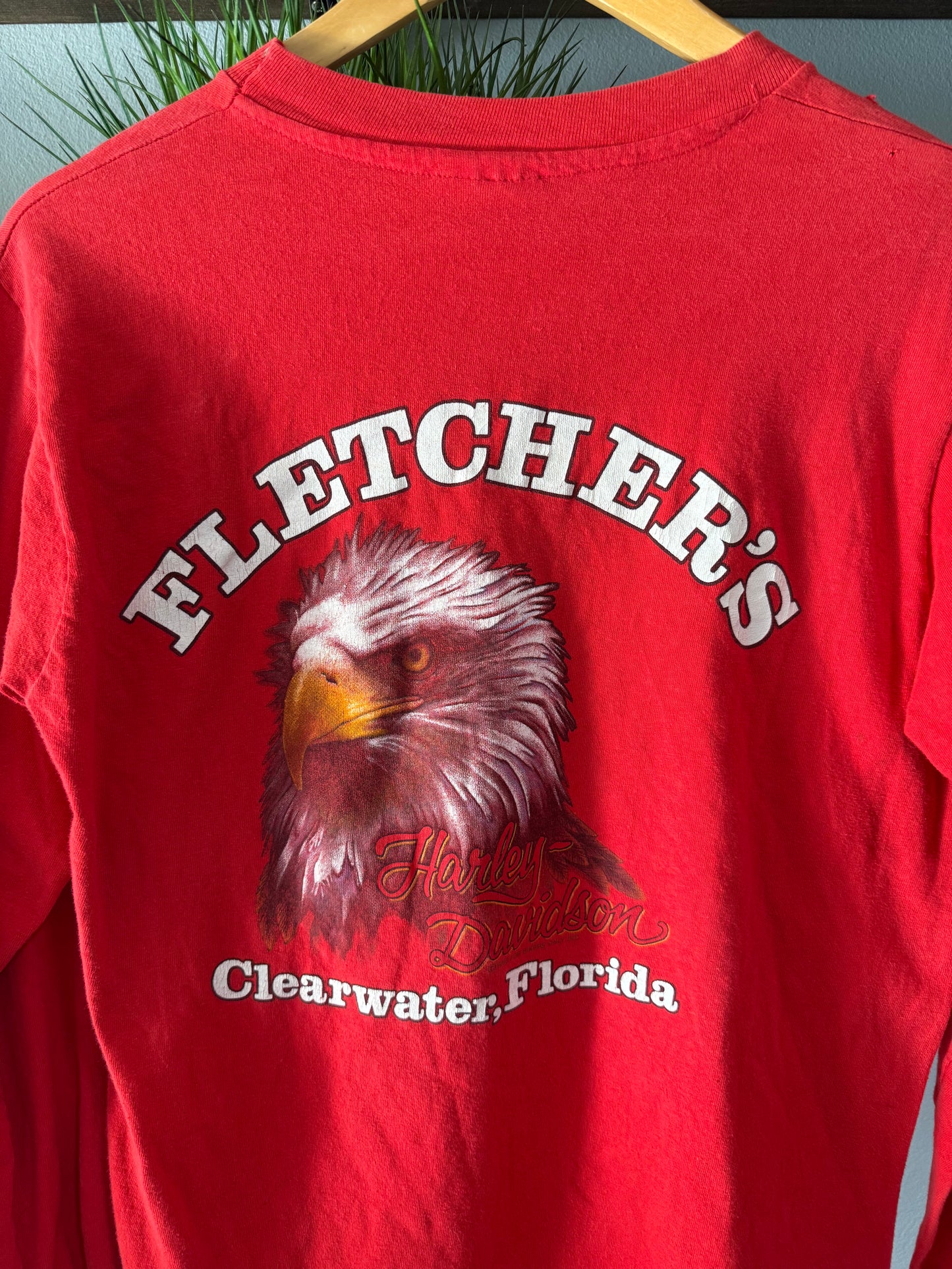 Vtg 80’s Harley Davidson Long sleeve Tee - M