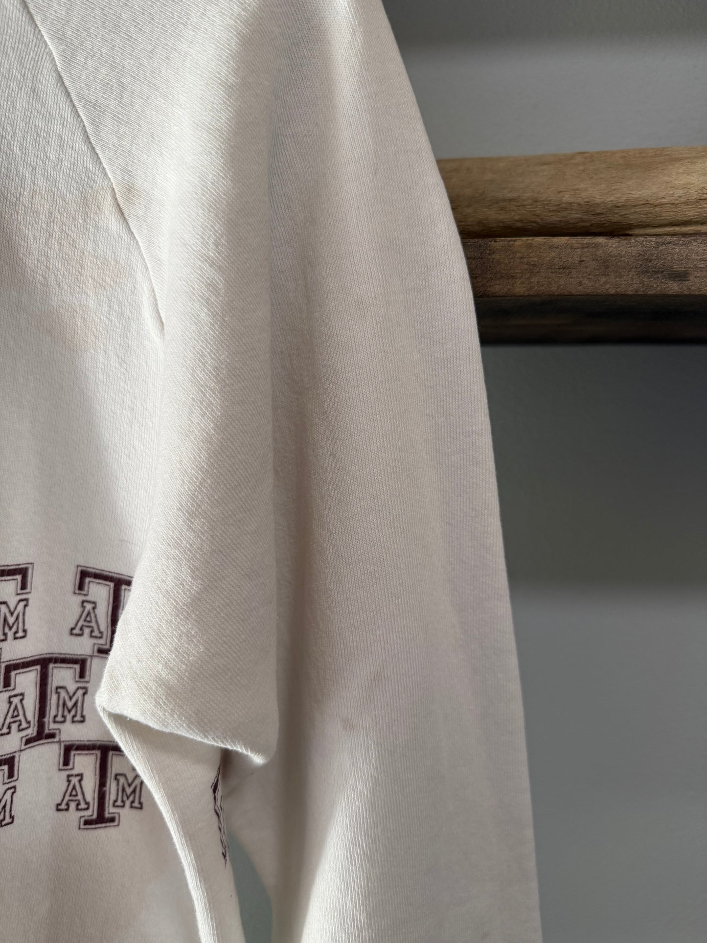 Vintage 80’s Texas A&M Aggies Wrap around Crewneck - XL