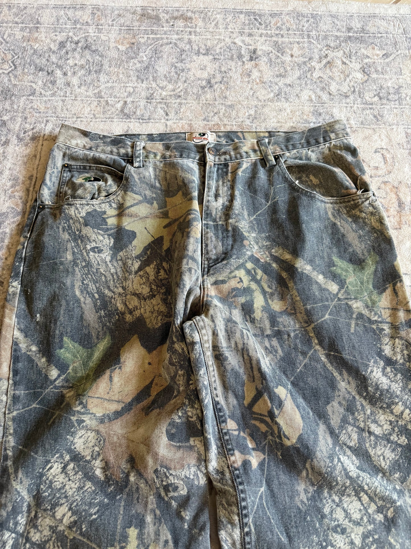 Y2K Mossy Oak Camo Baggy Pants breakup - 36x28.5