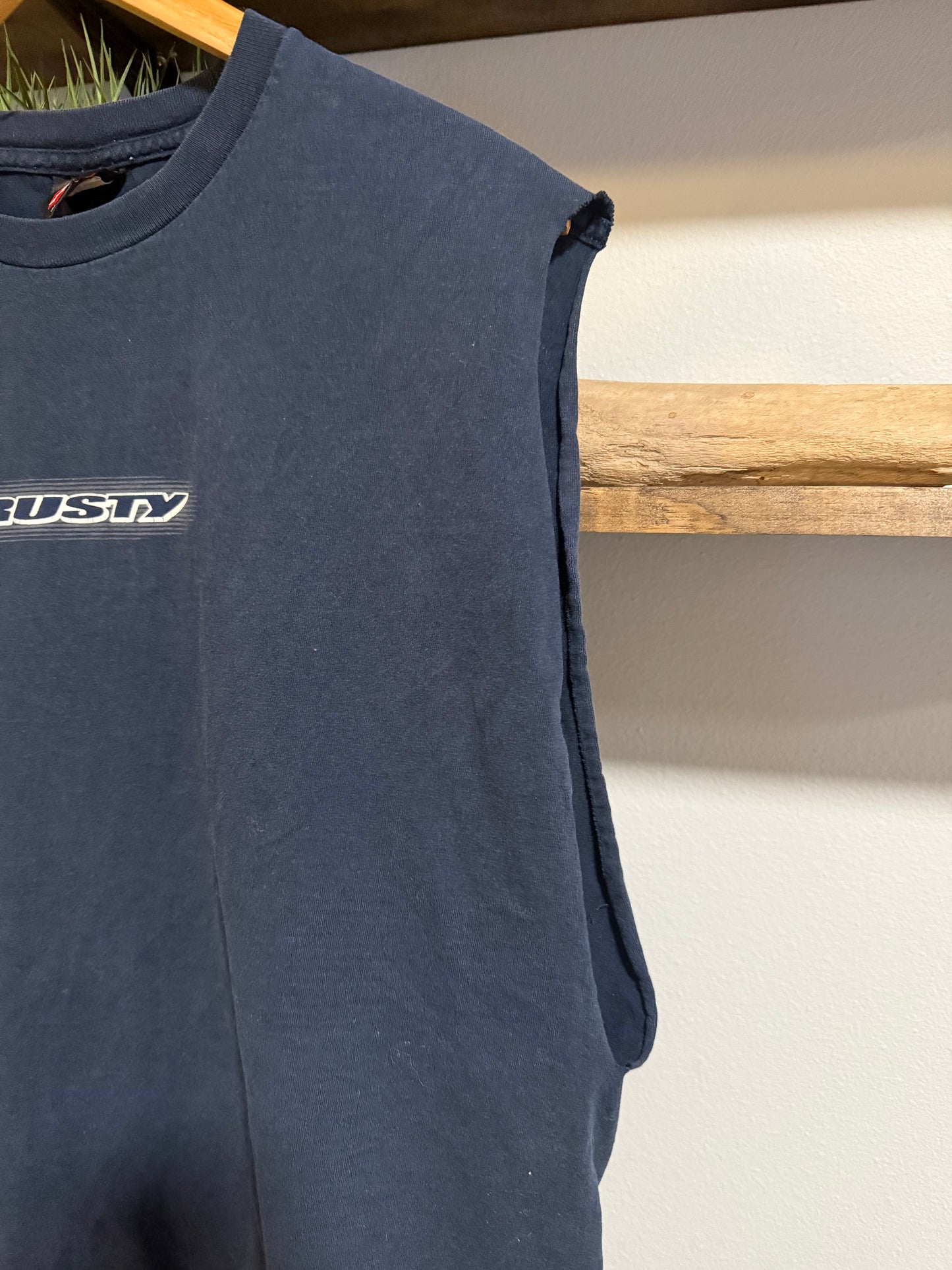 Vtg Rusty Surf Cutoff - XL