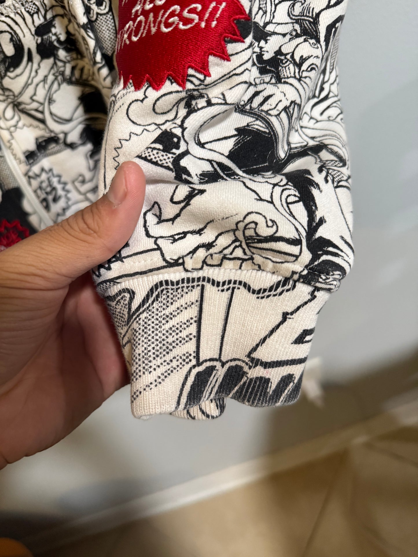Ecko Unlimited Comic Strip Graphic Art All Over Hoodie - L