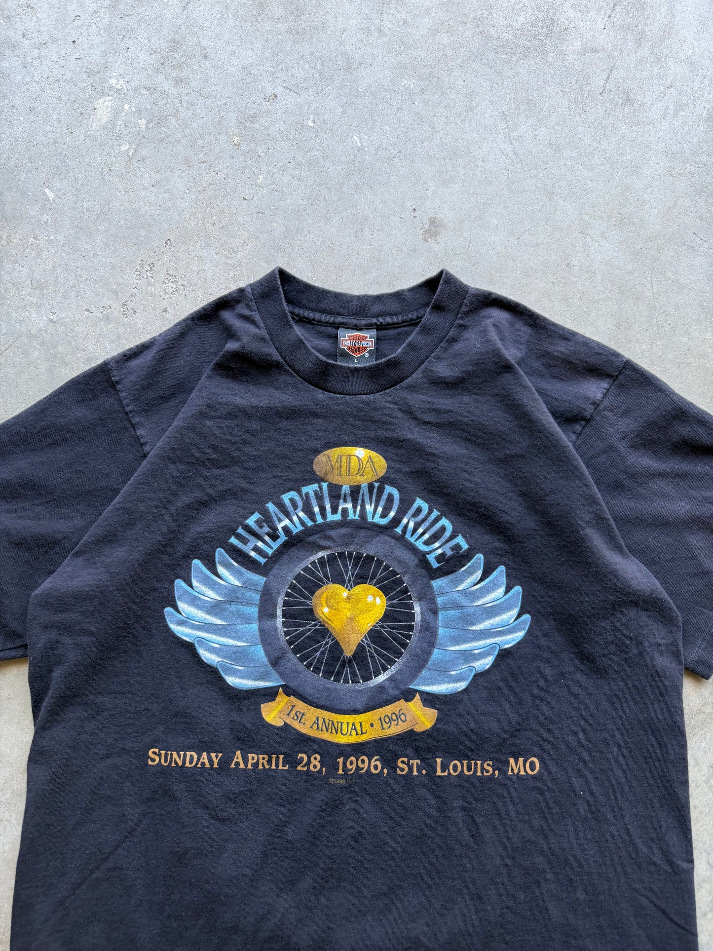 Vintage Harley Tee - L