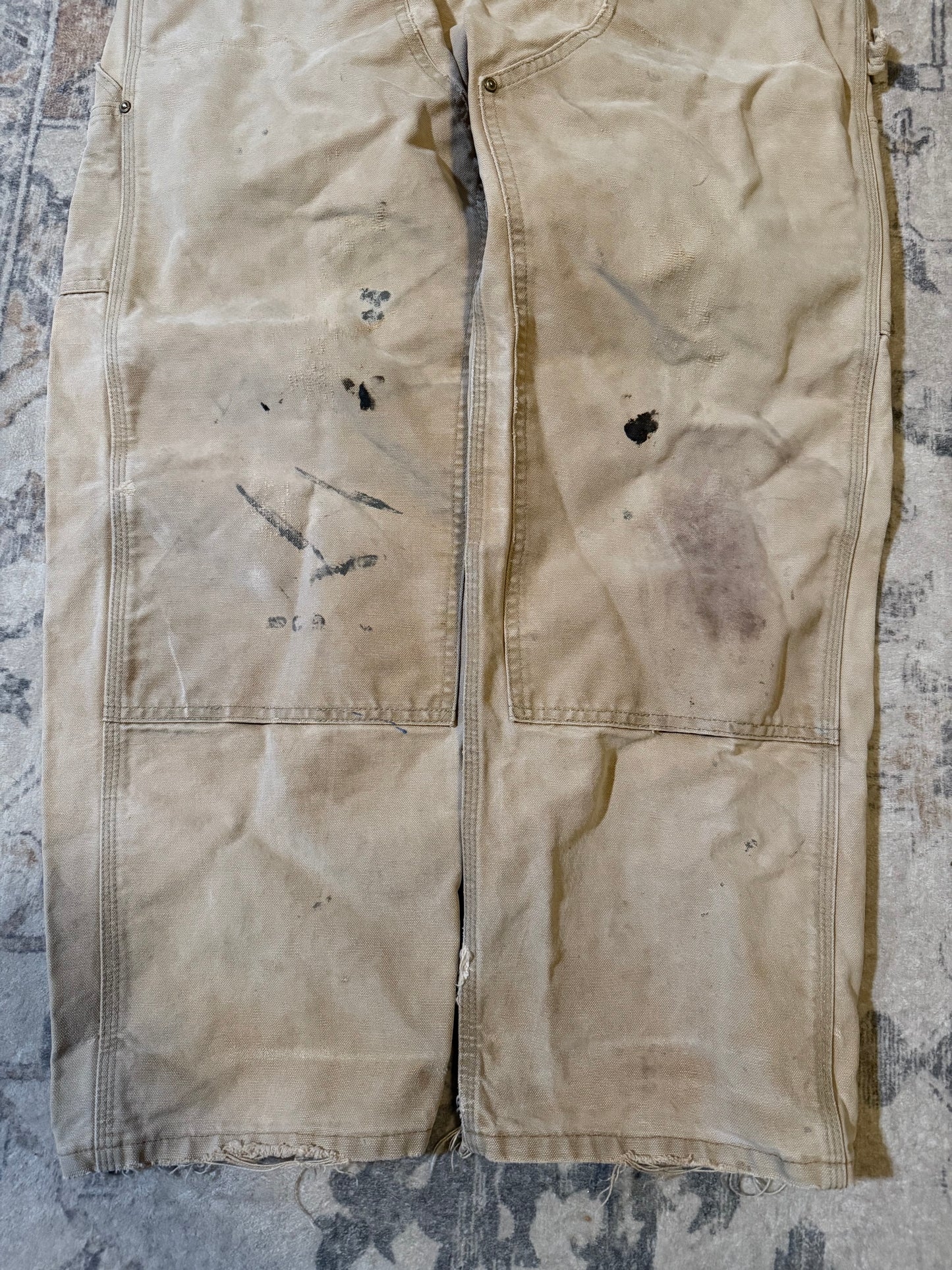 Vtg Carhartt Double Knees Made in USA - 34x28