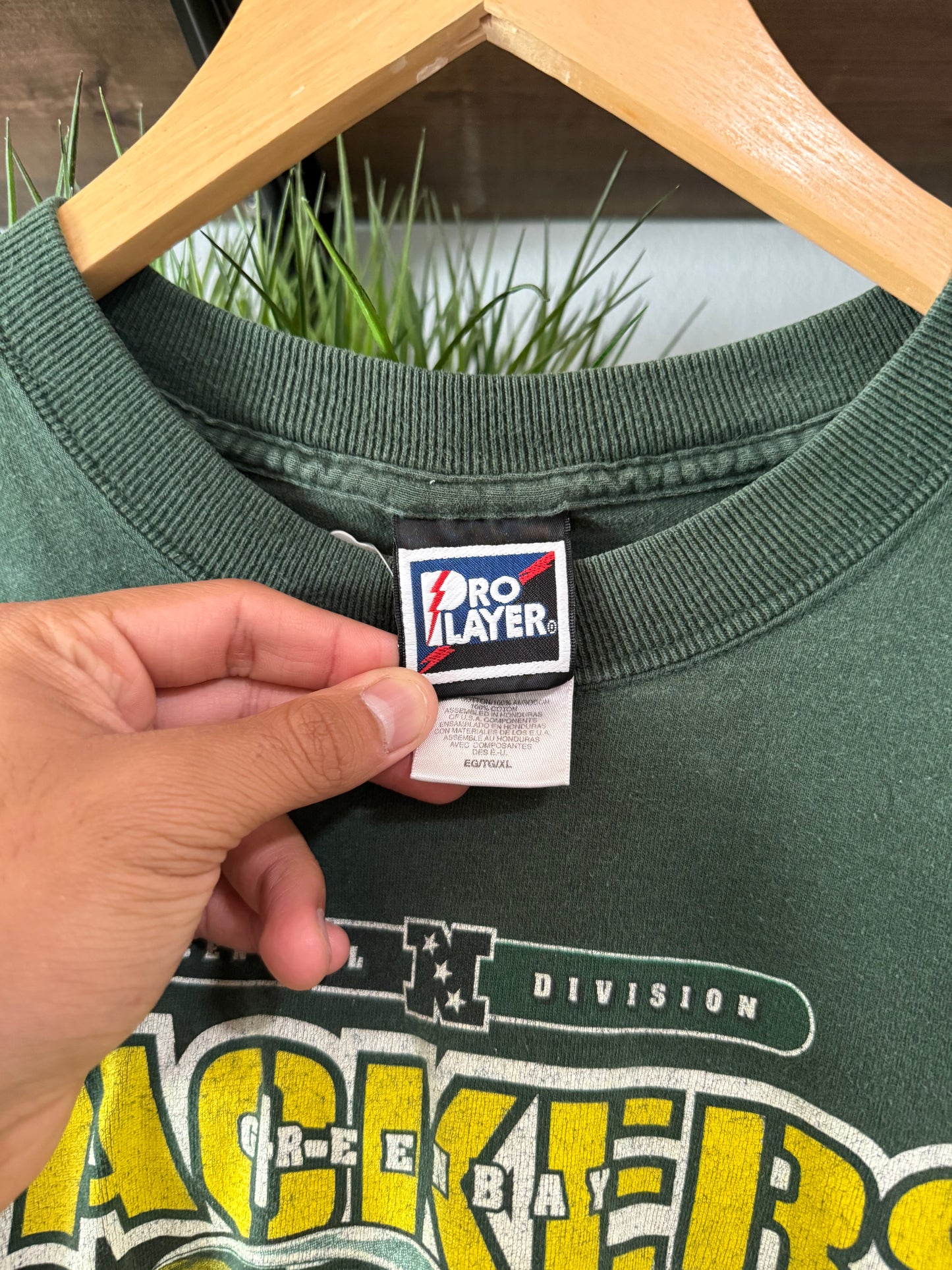 Vtg Greenbay Packers NFL helmet Tee - XL