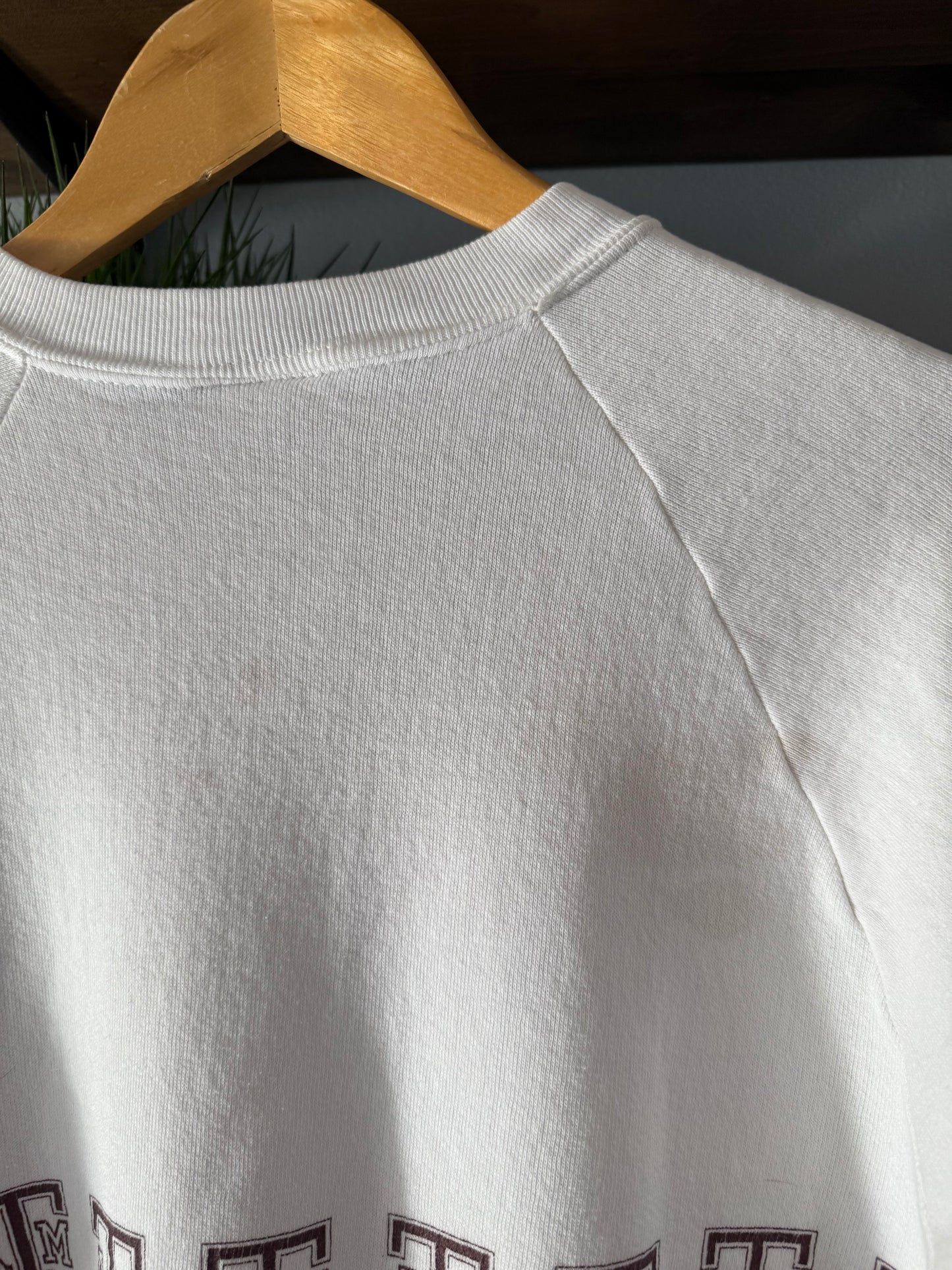 Vintage 80’s Texas A&M Aggies Wrap around Crewneck - XL
