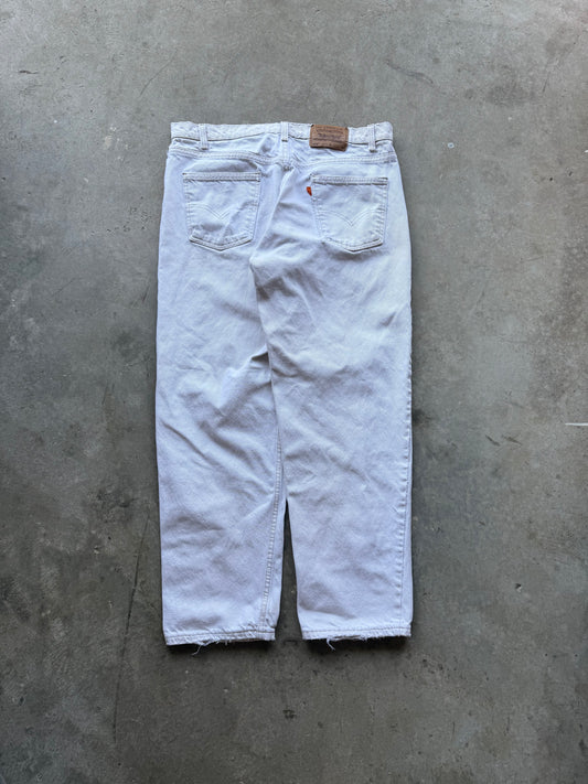 Vintage Orange Tabs White 550 Jeans - 38x30