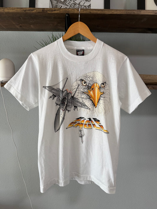 Vtg F-15 Eagle Fighter Jet tee - M