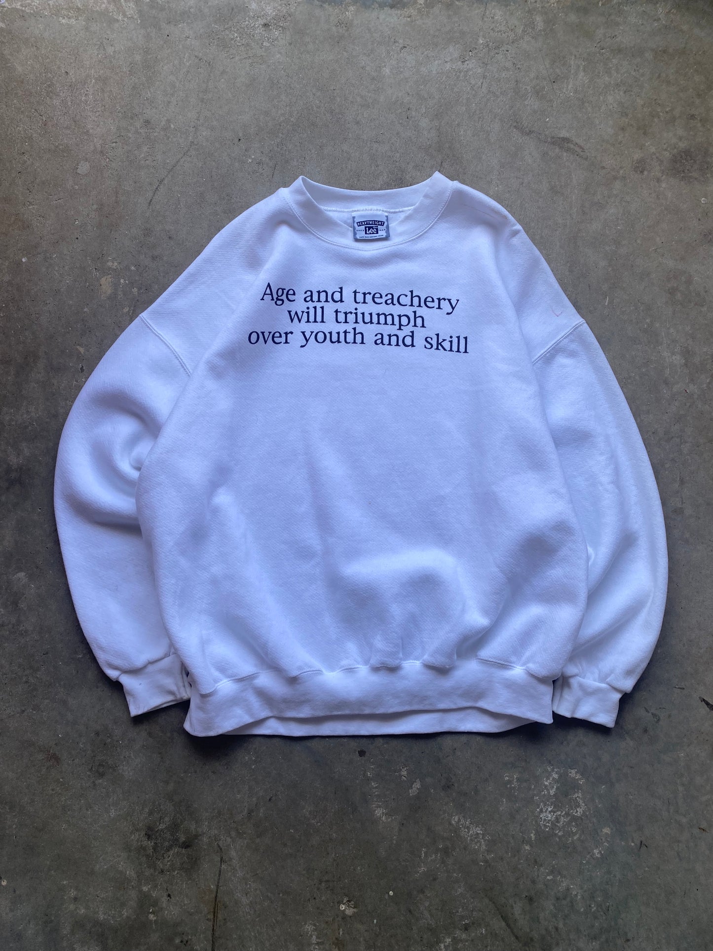 Quote Crewneck - XXl