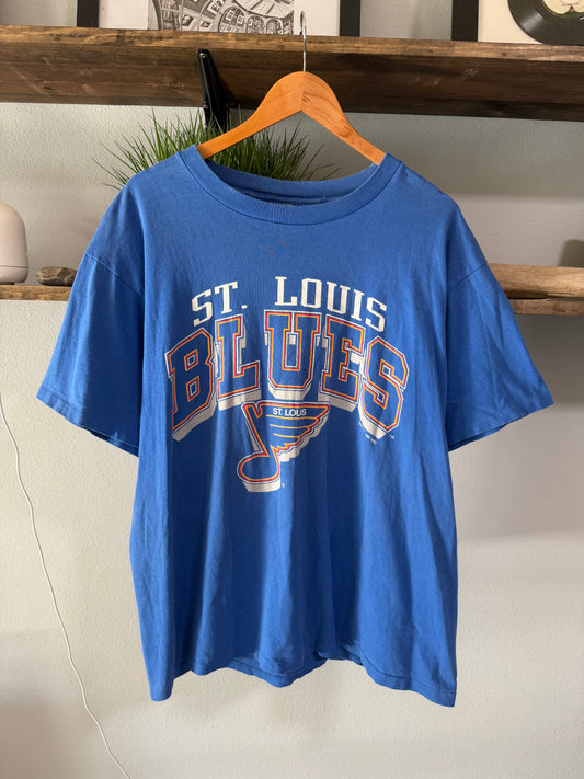 Vtg St.Louis Blues Hockey NHL Tee - XL