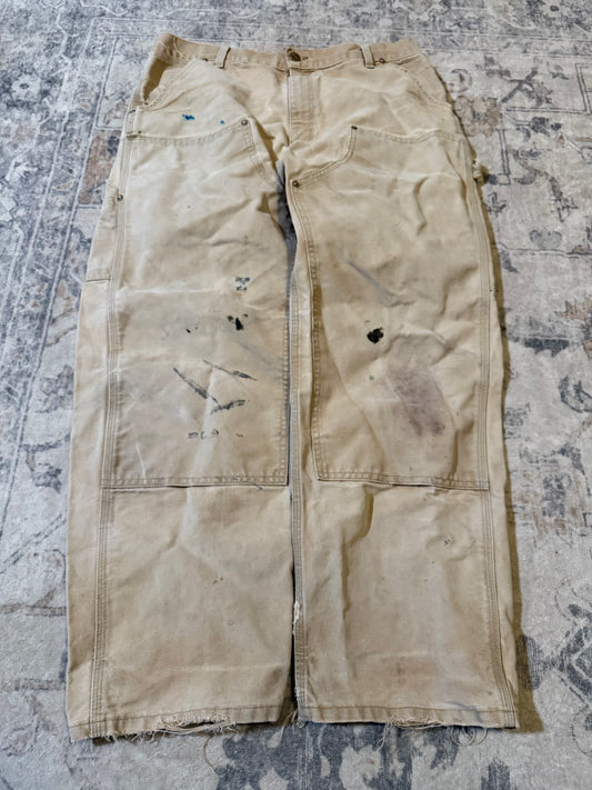 Vtg Carhartt Double Knees Made in USA - 34x28
