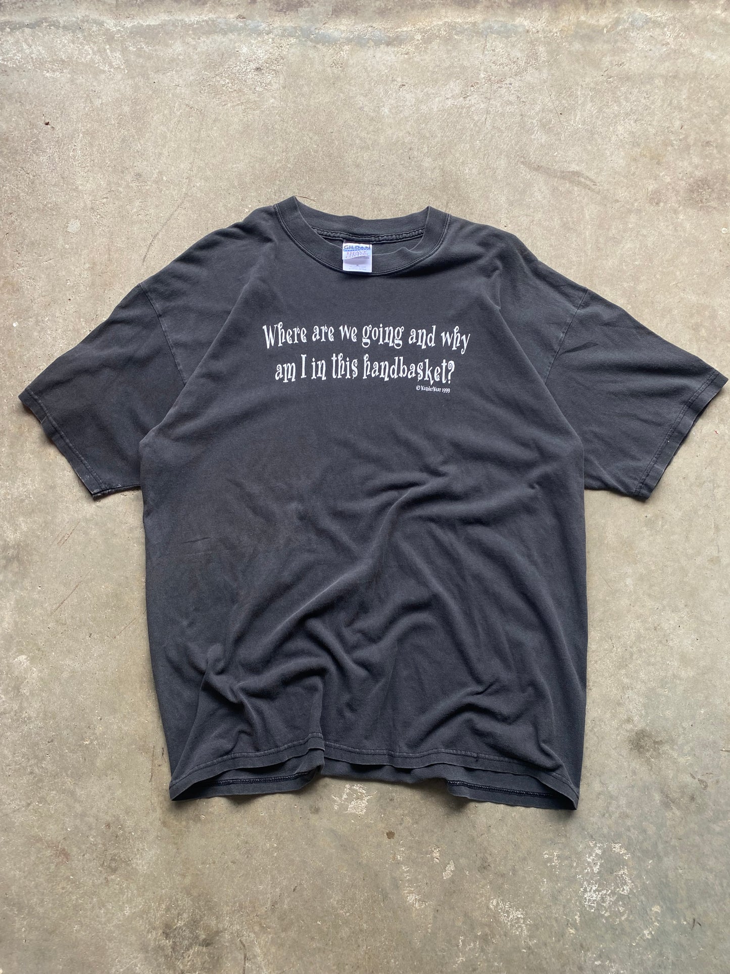 Hand basket Quote Tee - XL