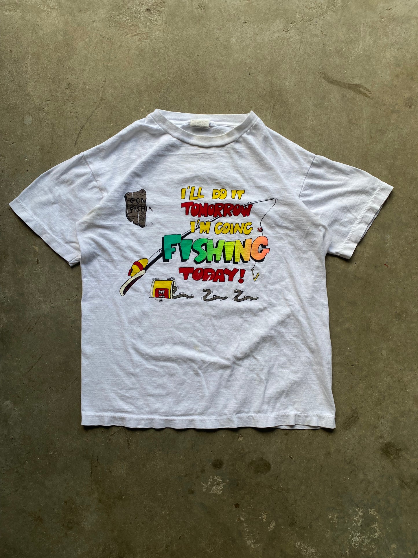 Vintage Fishing Tee - L