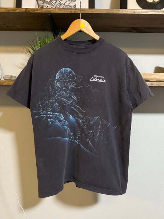 Vintage Colorado Nature Ski Tee - L