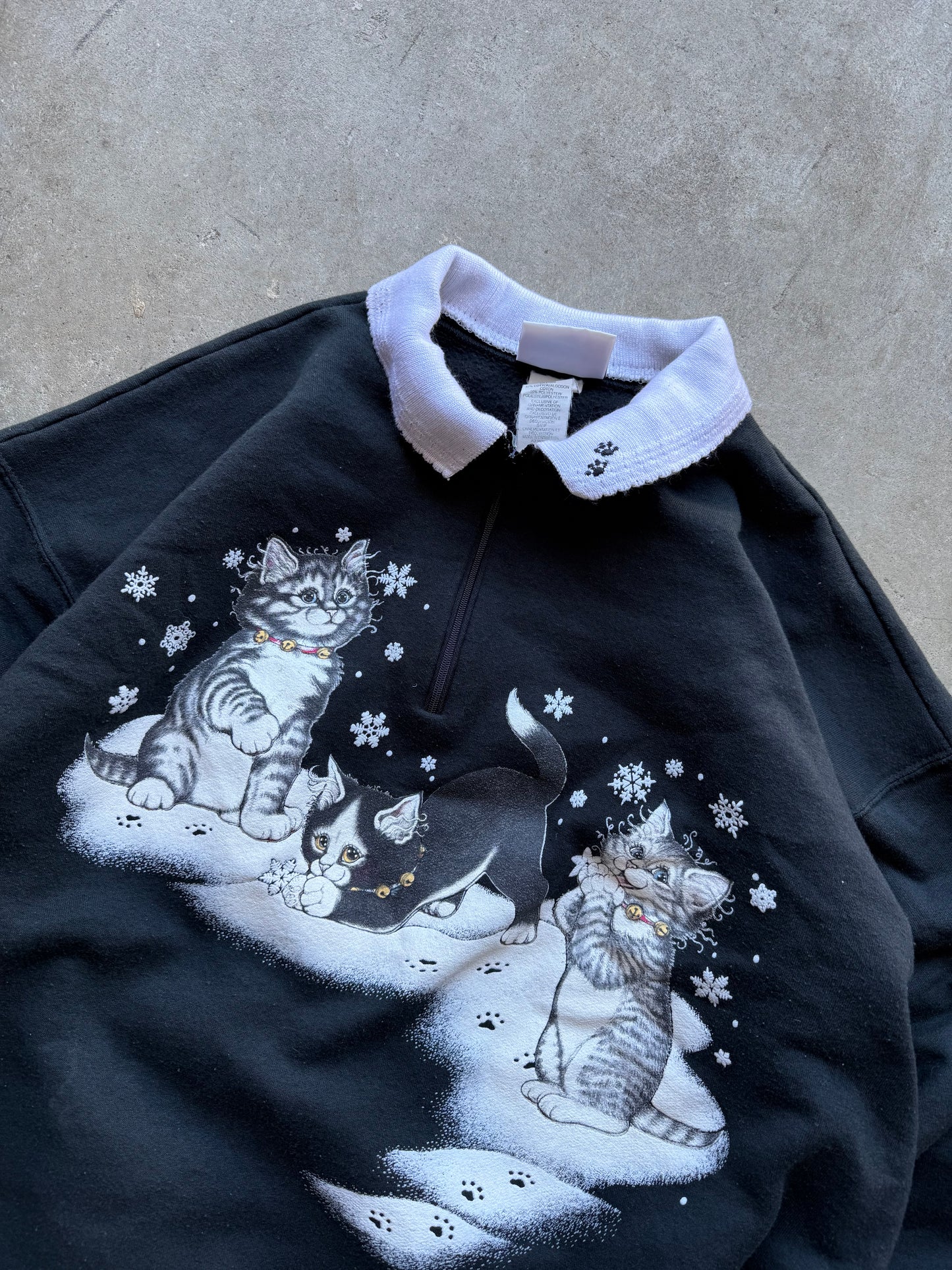 Cat Crewneck - L