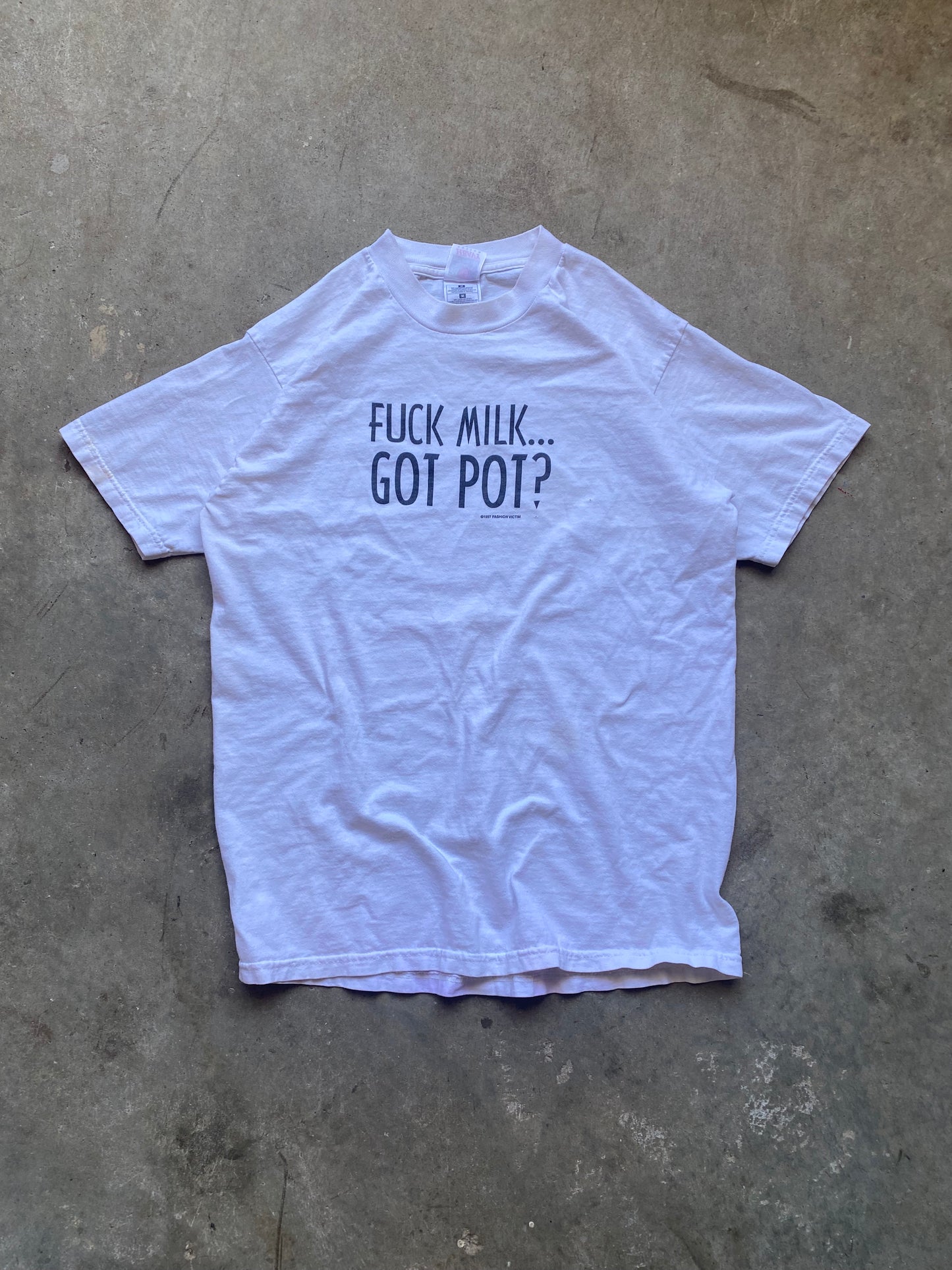 F*ck Milk Got Pot? Tee - M