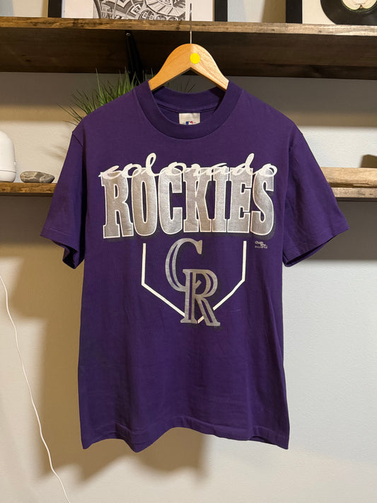 Vintage Colorado Rockies MLB Chalk Line Tee - M/L