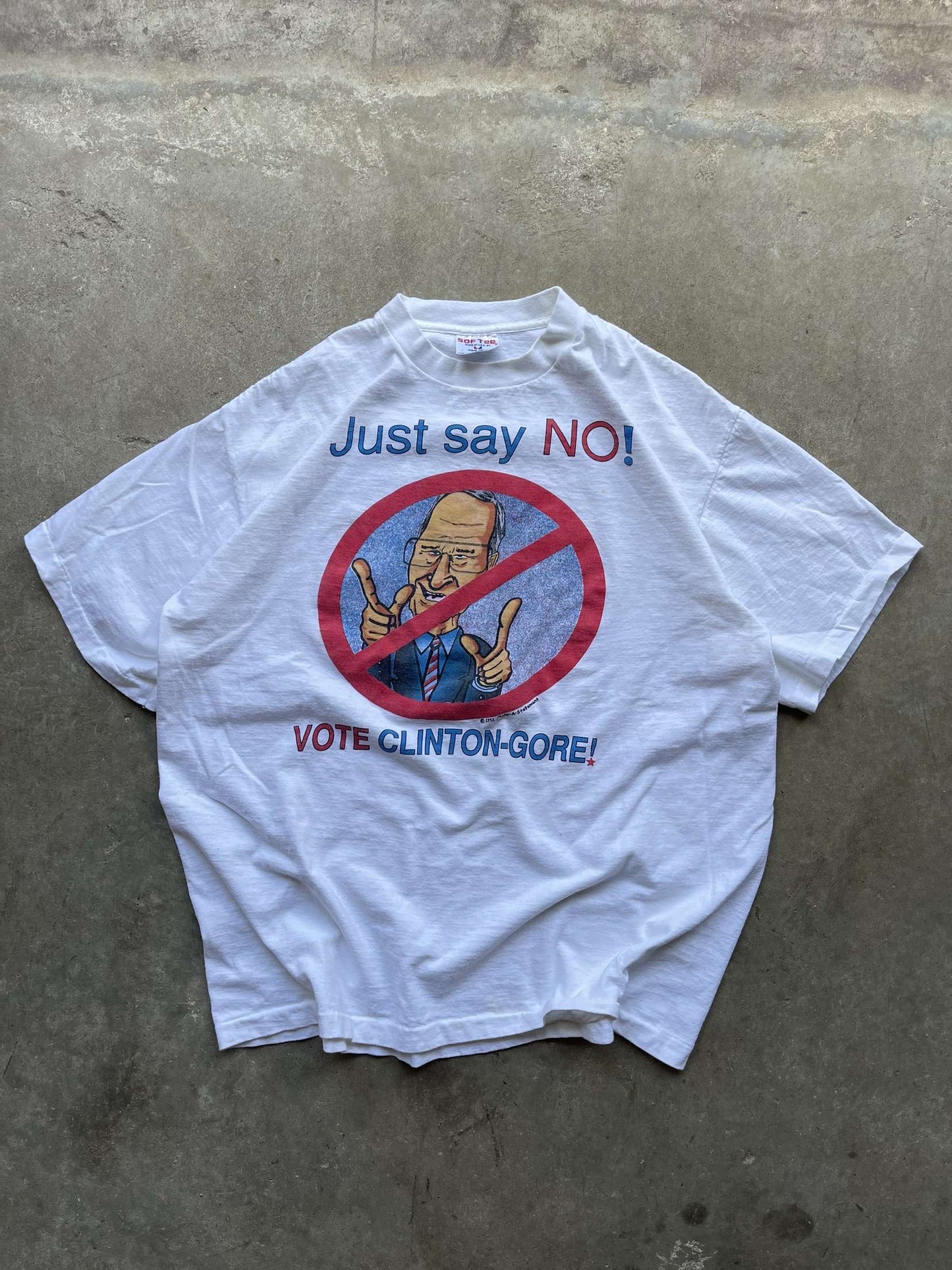 Vintage Clinton-Gore Tee - XL