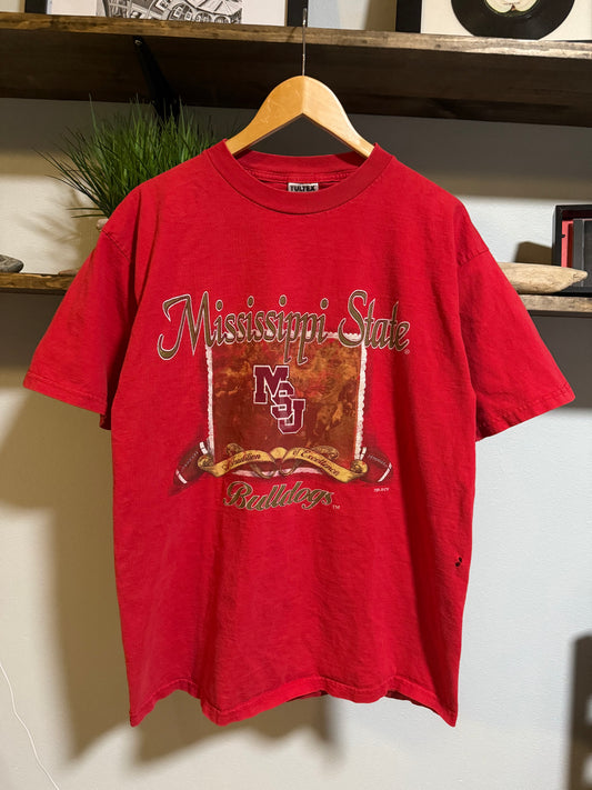Vintage Mississippi State Bulldogs Tee - XL