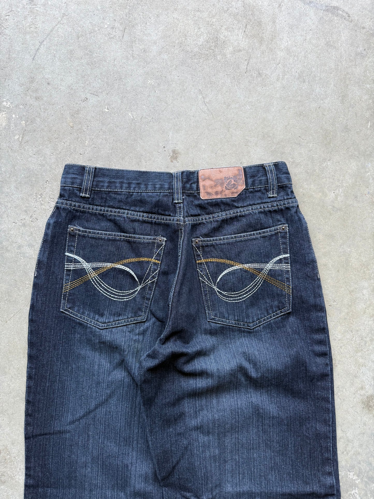 Y2K Culture Baggy Jeans - 34x32