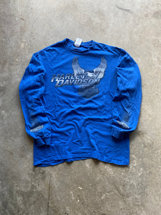 Blue Harley Long Sleeve - L