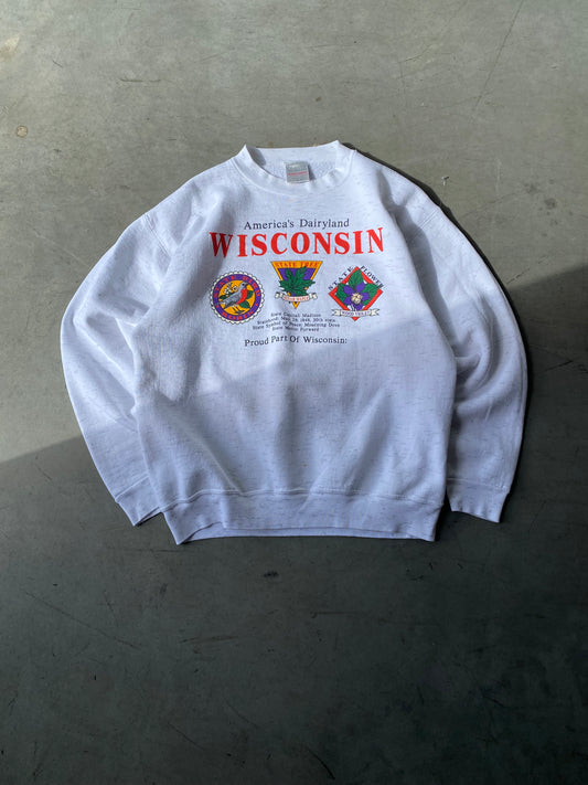 Vintage Wisconsin Crewneck - L