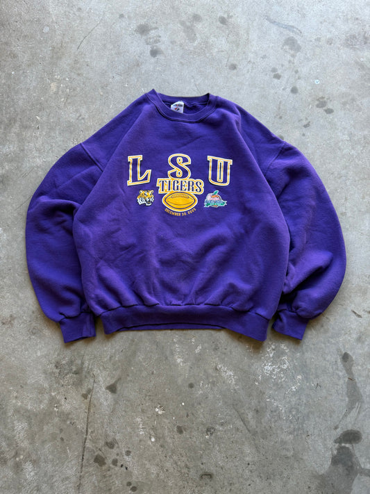 LSU Tigers Crewneck - L