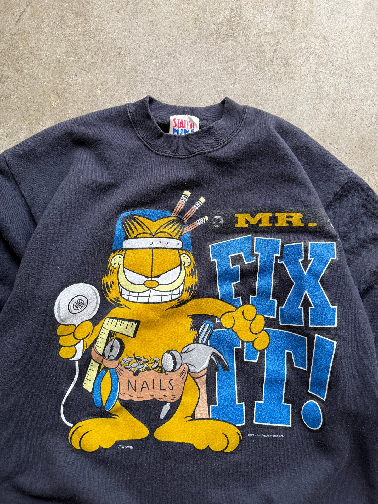 Vintage Garfield Crewneck - L