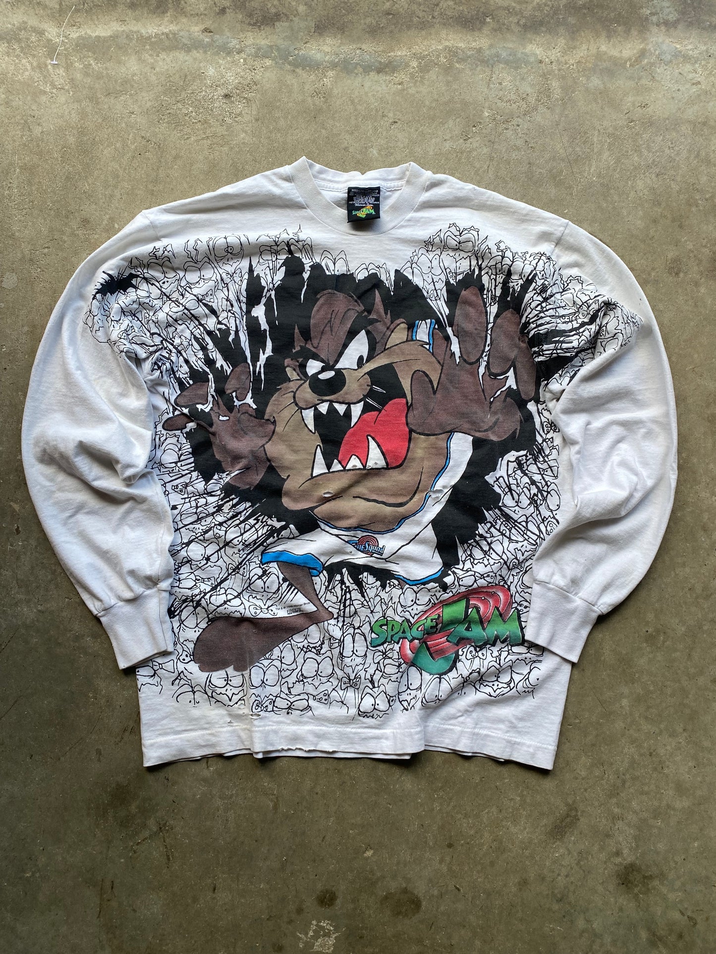 Space Jam Taz Long Sleeve - M