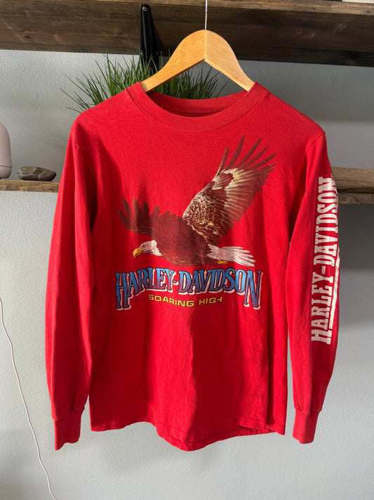 Vtg 80’s Harley Davidson Long sleeve Tee - M