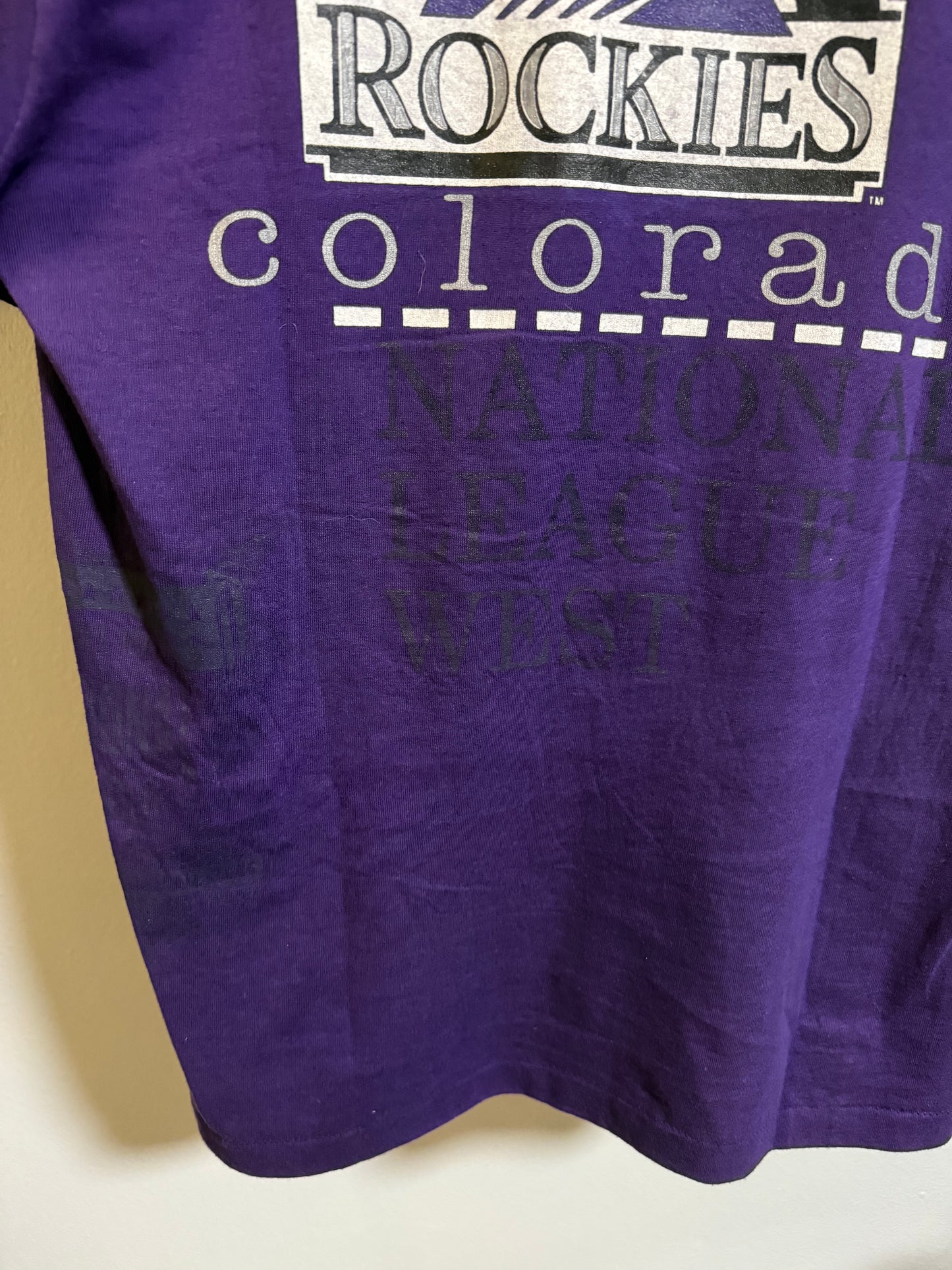 Vintage Colorado Rockies MLB Chalk Line Tee - M/L