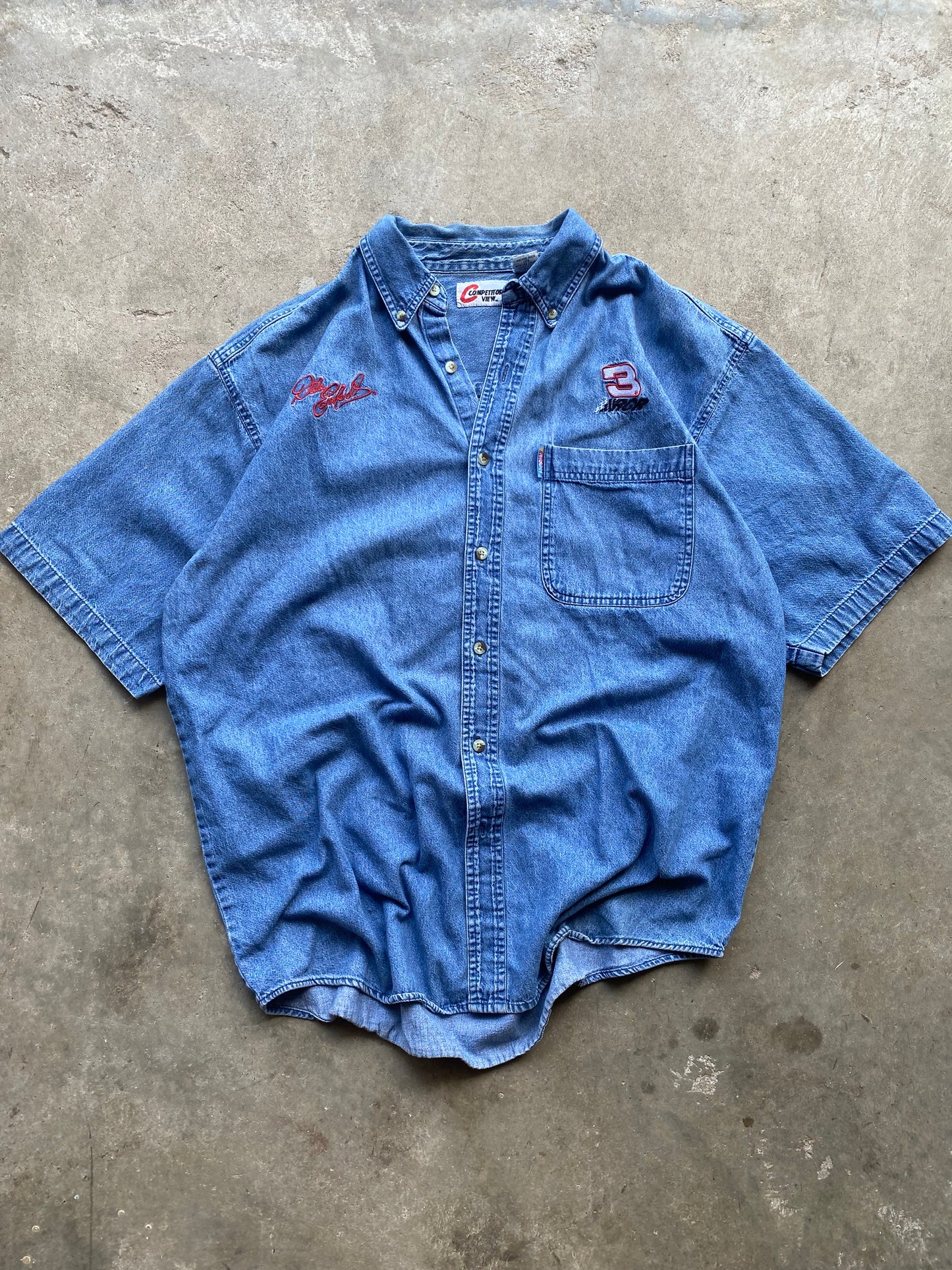 Nascar Dale Button up - XL