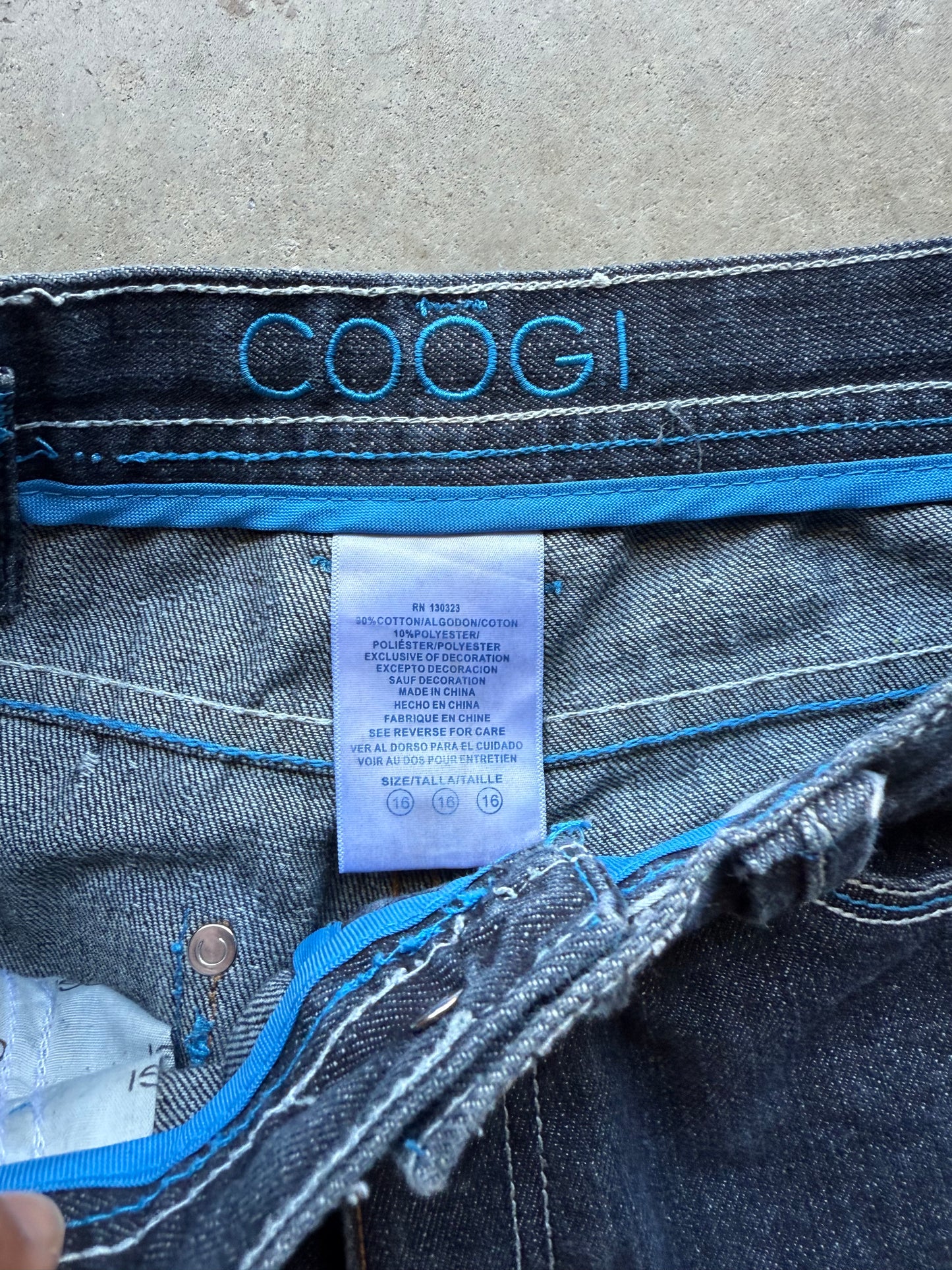 Y2K Coogi Black Jean Shorts - 16
