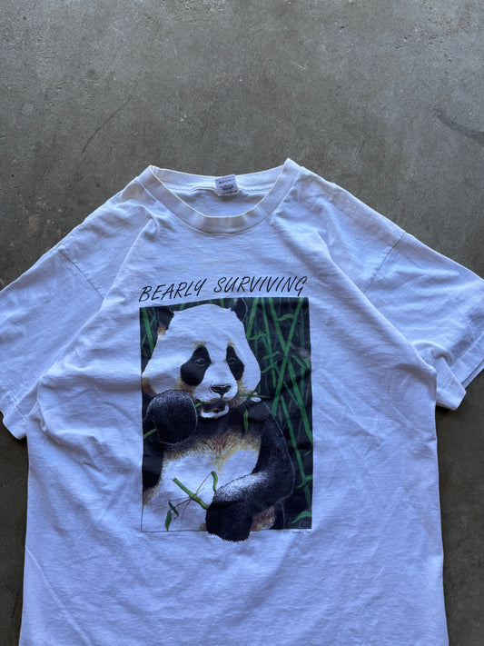 Bearly Surviving Panda Tee - XL