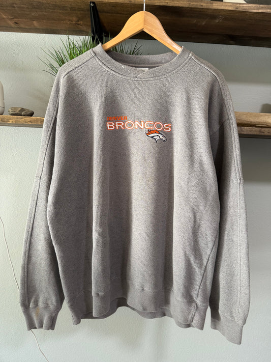 Vintage Denver Broncos NFL Football Crewneck - L