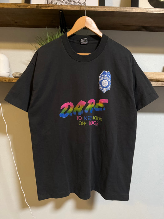 Vintage D.A.R.E. “To keep kids off drugs” Tee - XL