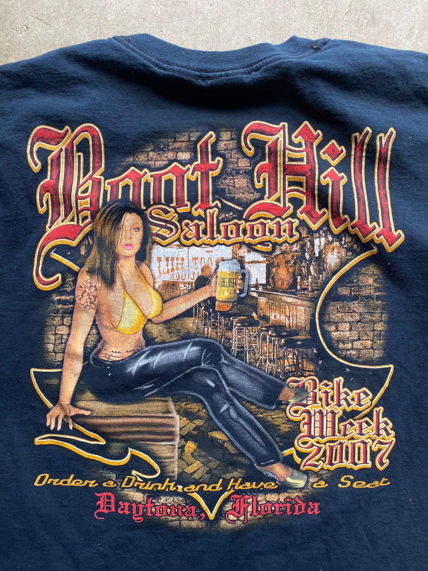 Boot Hill Saloon Tee - L